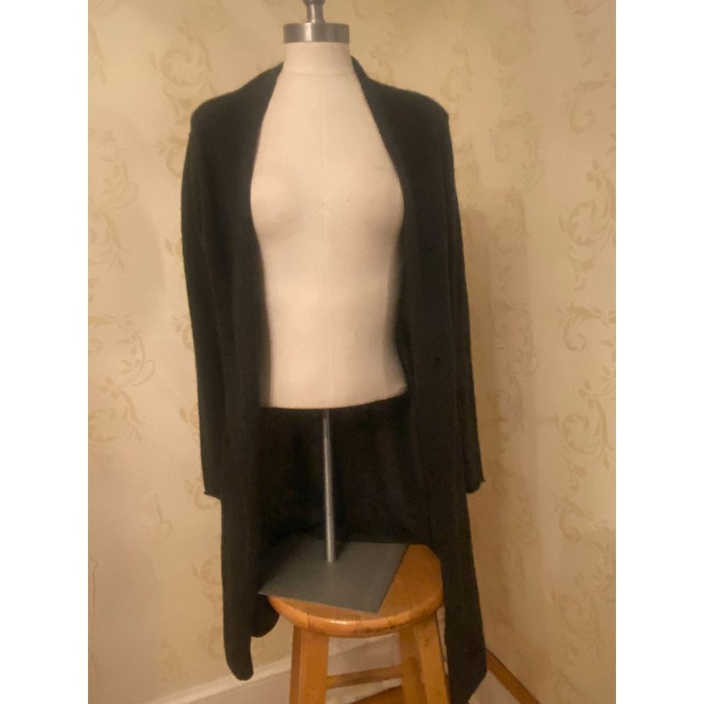 Lusso Cashmere 100% Cashmere Long Cardigan Sweater Ladies Size XS